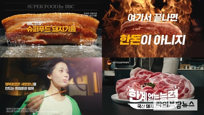 2일부터 ‘한계 없는 능력, 국돼 한돈’ 하반기 TV 광고가 지상파, 케이블, IPTV 등을 통해 송출된다.