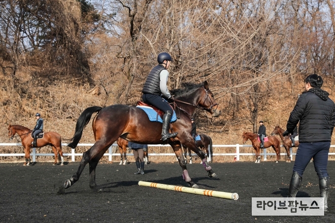 말산업 양성기관 국내 교육 현장.