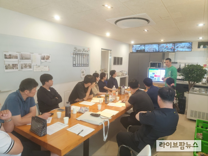 로즈팜 현장 교육.