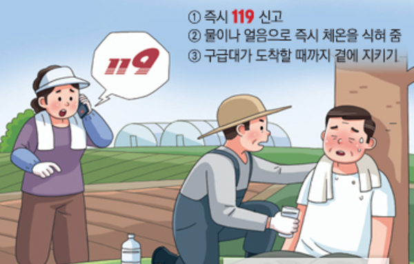 무더울땐 “물·그늘·휴식 3대 수칙 지켜주세요”